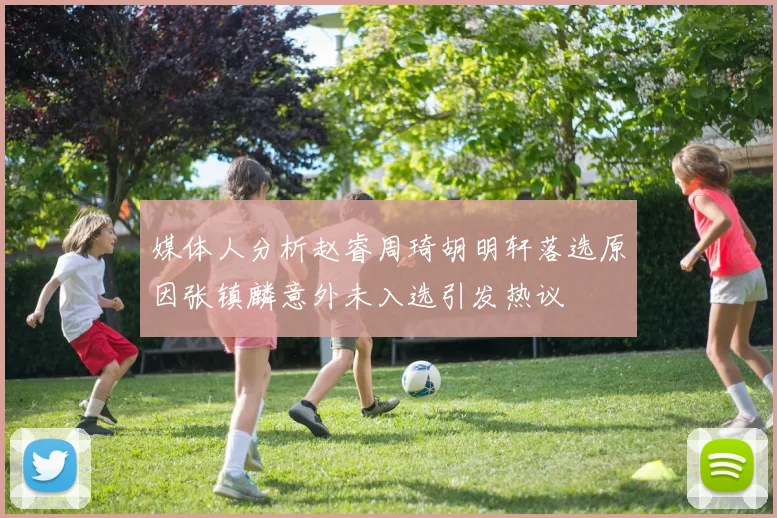 媒体人分析赵睿周琦胡明轩落选原因张镇麟意外未入选引发热议